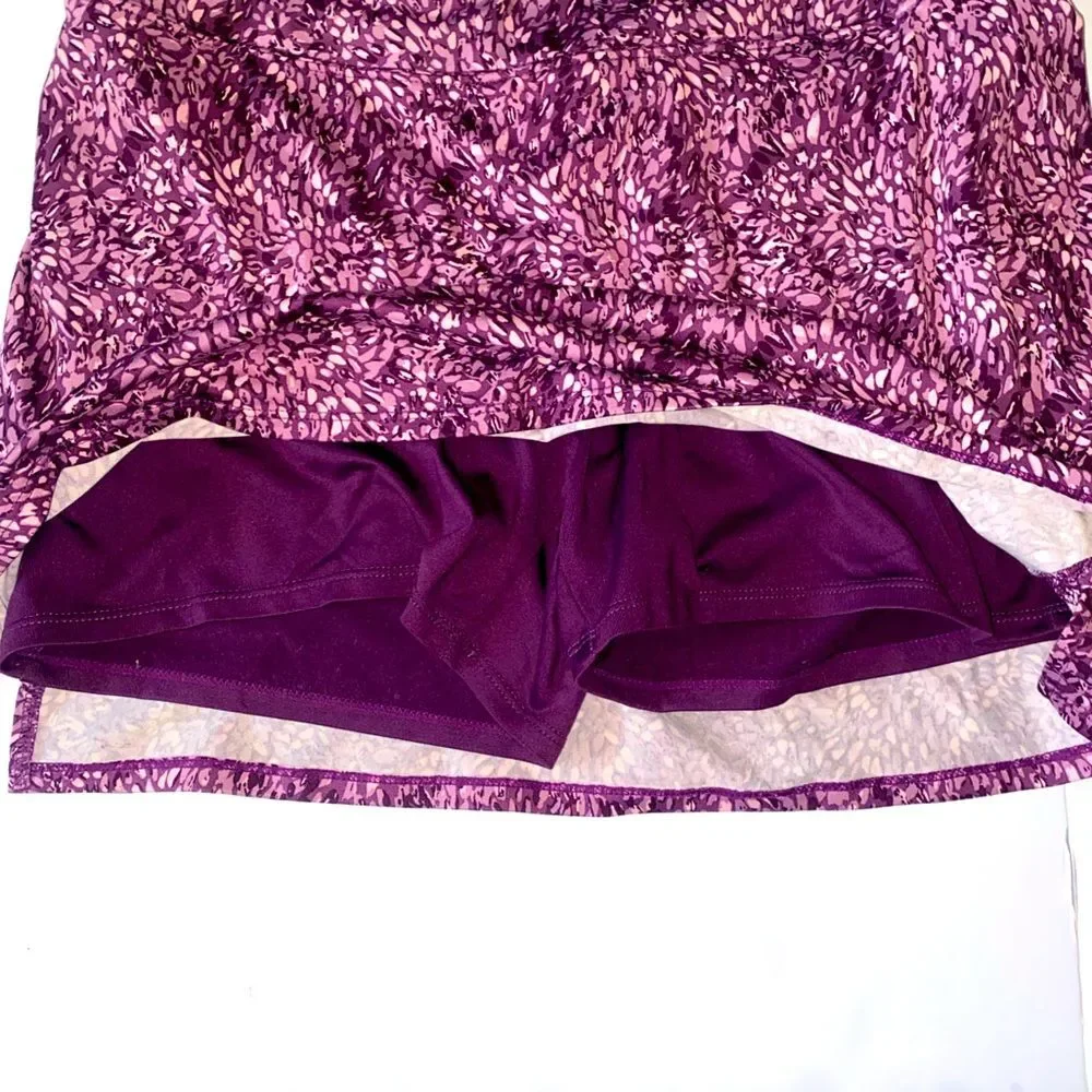 Tranquility Active Skort Purple Print Women’s L - Picture 6 of 11
